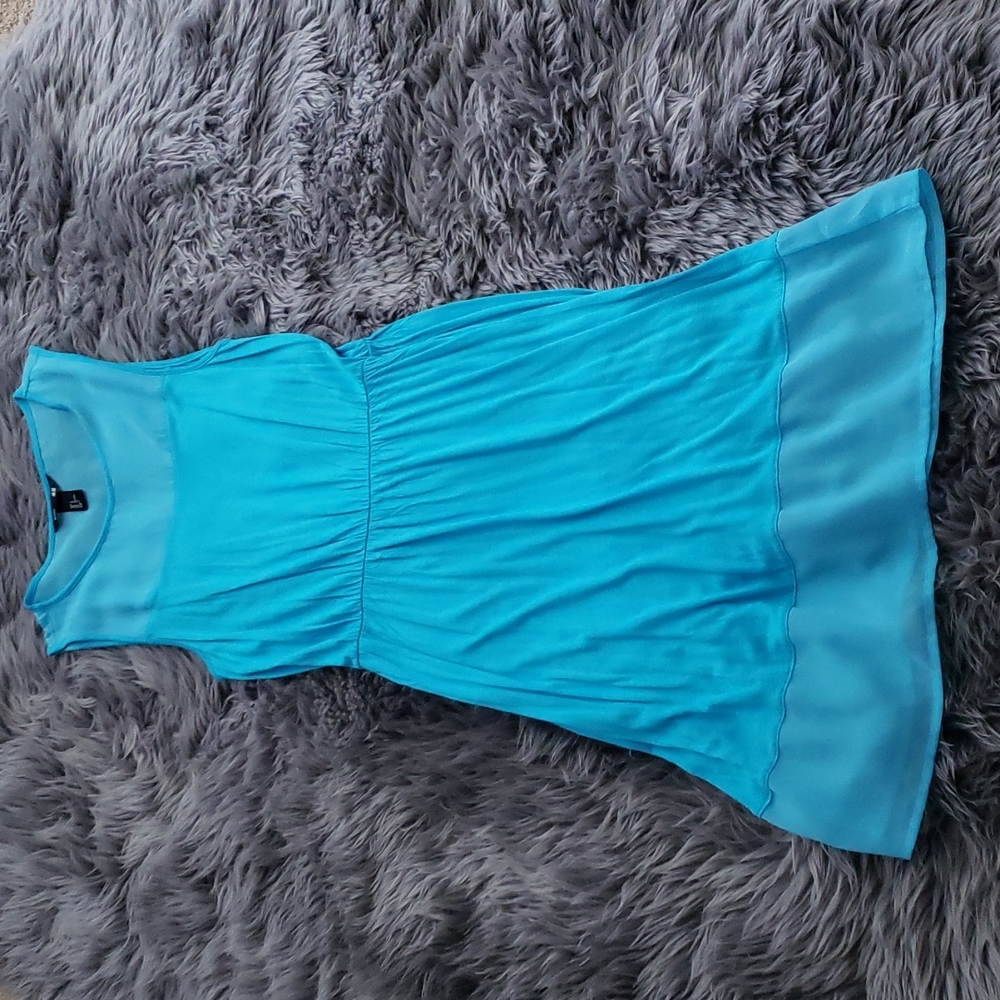 H&M Basic Sky Blue Dress